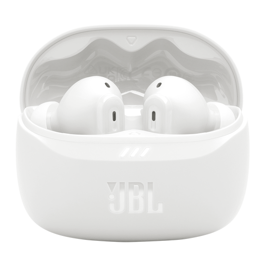 JBL Tune Beam 2 - White - True Wireless Noise Cancelling Earbuds - Top